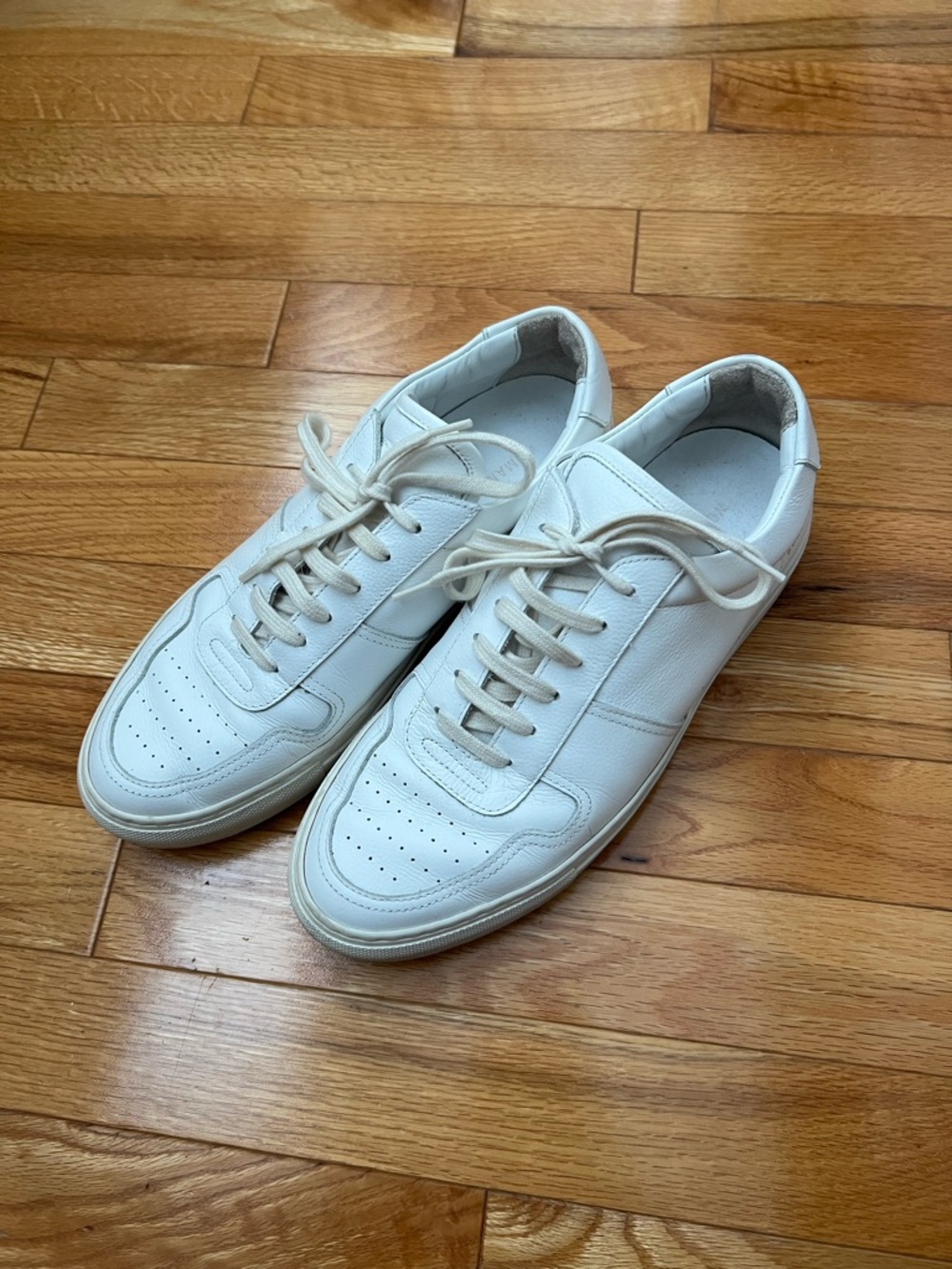 Woman by Common Projects White BBall Low Sneakers